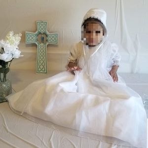 Baptism/christening gown size 12 month